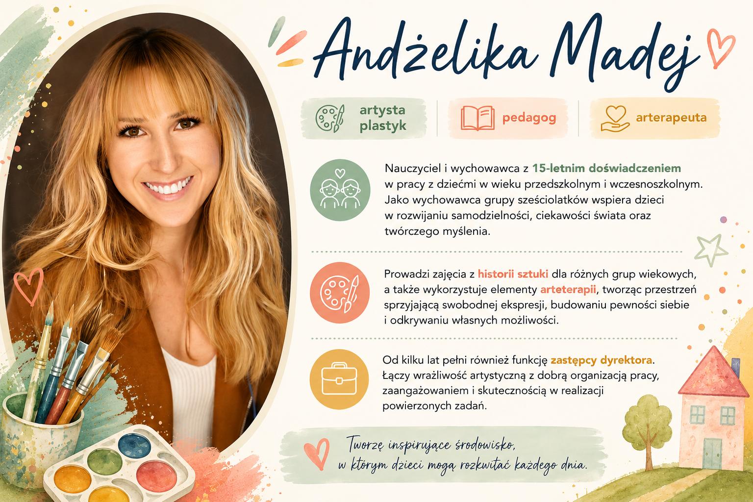 Andżelika Madej - Pedagog Przedszkole Beniaminek